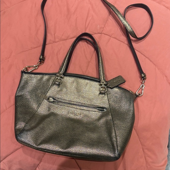Coach Metallic Prairie Tote - Picture 3 of 6